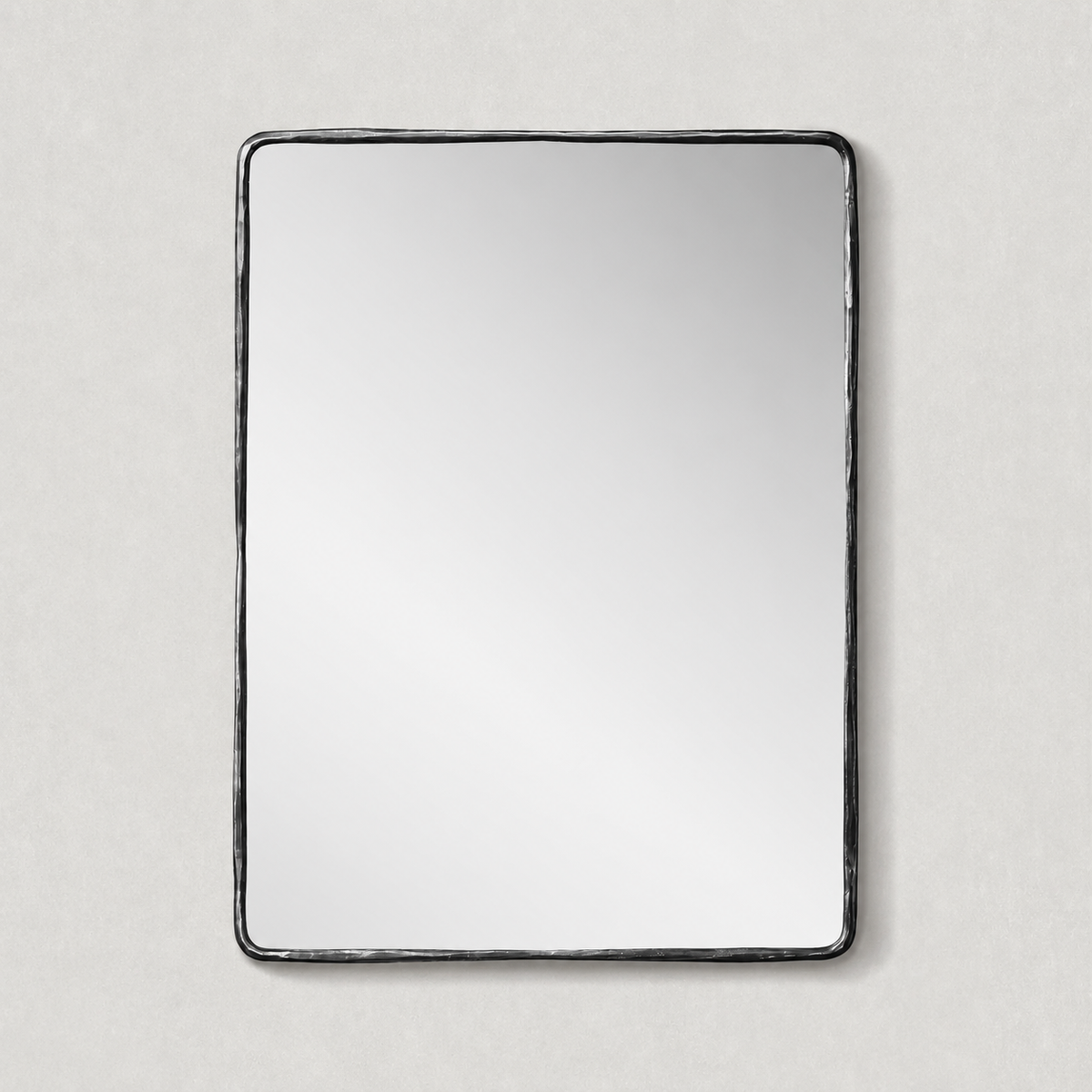 Hand-Forged Metal Mirror
