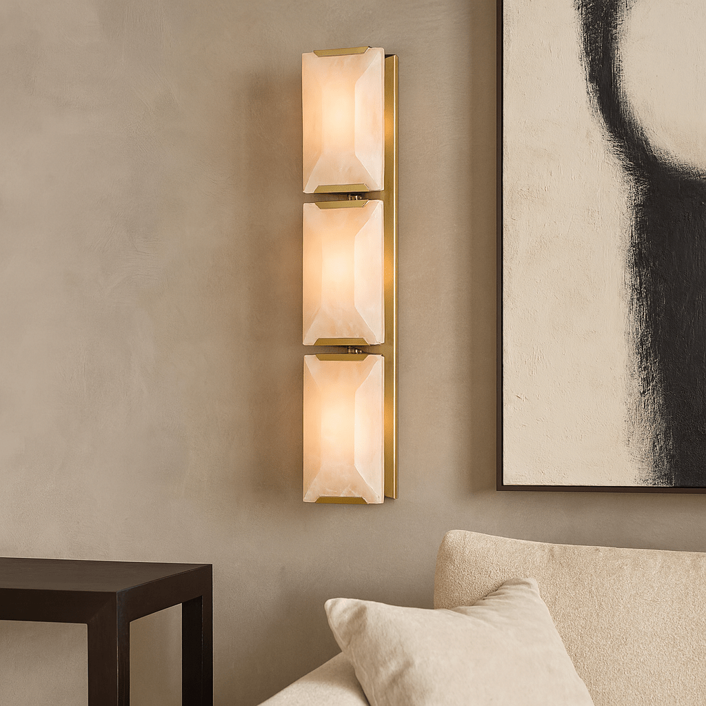 buyBrookhill 3-Light Calcite Wall Sconce - Morsale