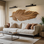 Organic Sculpture Leaf Wall Art For Living Room Or Bedroom