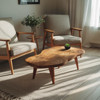 Handcrafted Irregular Wooden Table For Entryway Design