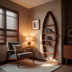 Farmhouse Solid Wood Wall Shelf For Entryway Design