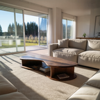 Handcrafted Solid Wood Coffee Table For Living Room Accent