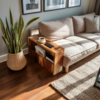 Modern Live Edge Side Table For Furniture Decoration