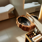 Farmhouse Solid Wood Vanity Sink For Cozy Bathroom Decor