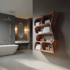 Modern Wall Mounted Bathroom Shelf For Bathroom Decor