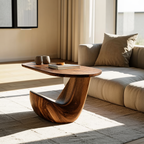 Farmhouse Live Edge Side Table For Vintage Furniture Vibe
