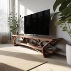 Farmhouse Solid Wood TV Console For Bedroom Furniture Design