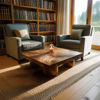 Modern Handcrafted Abstract Coffee Table For Living Room Decor