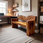 Solid Wood Entryway Bench For Natural Style Home Decor
