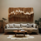 Modern Abstract Wall Art Carved Sculpture For Living Room And Office Wall