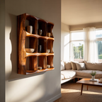 Mid Century Kitchen Wall Shelf For Cozy Cooking Space