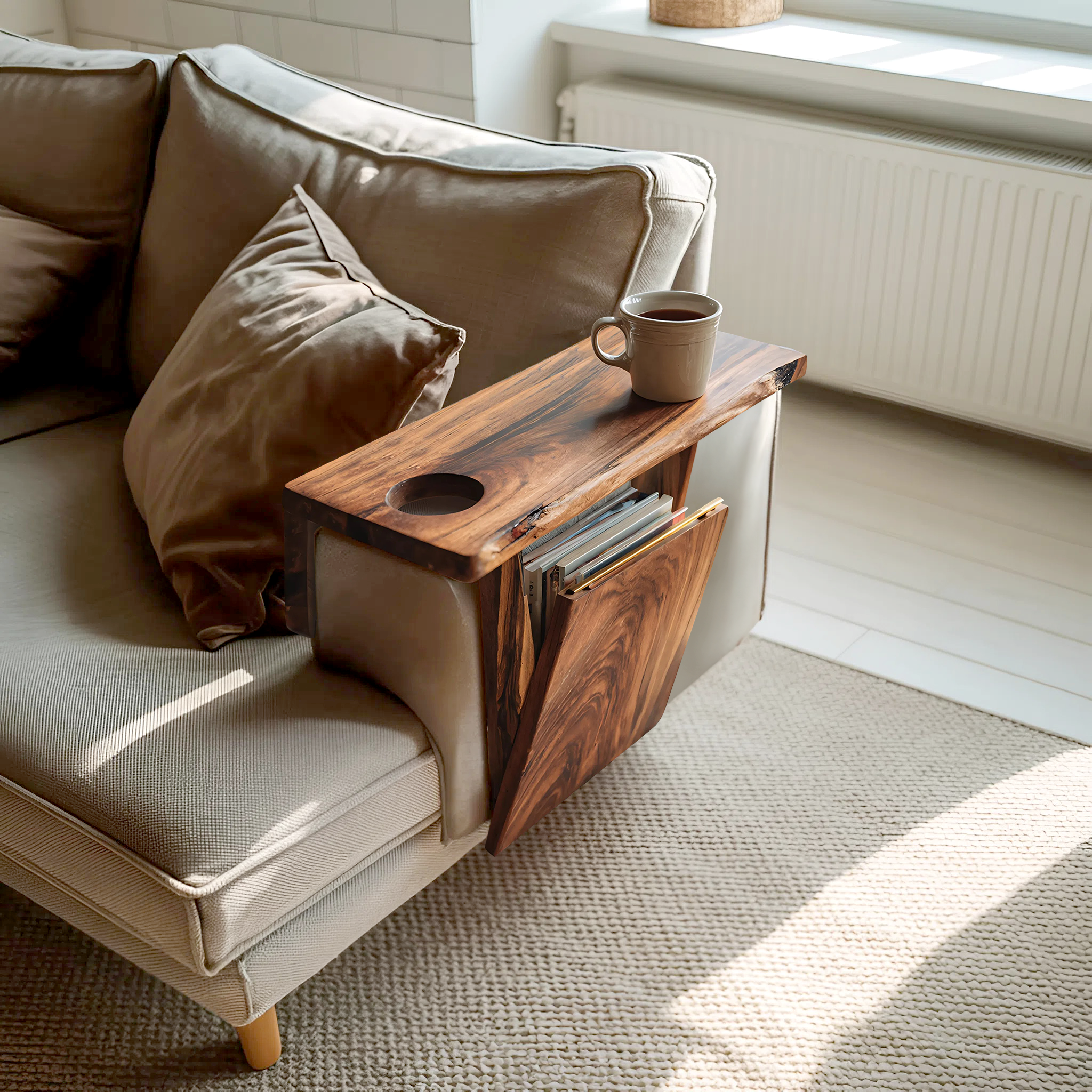 Modern Farmhouse Armrest For Cozy Living Room Style