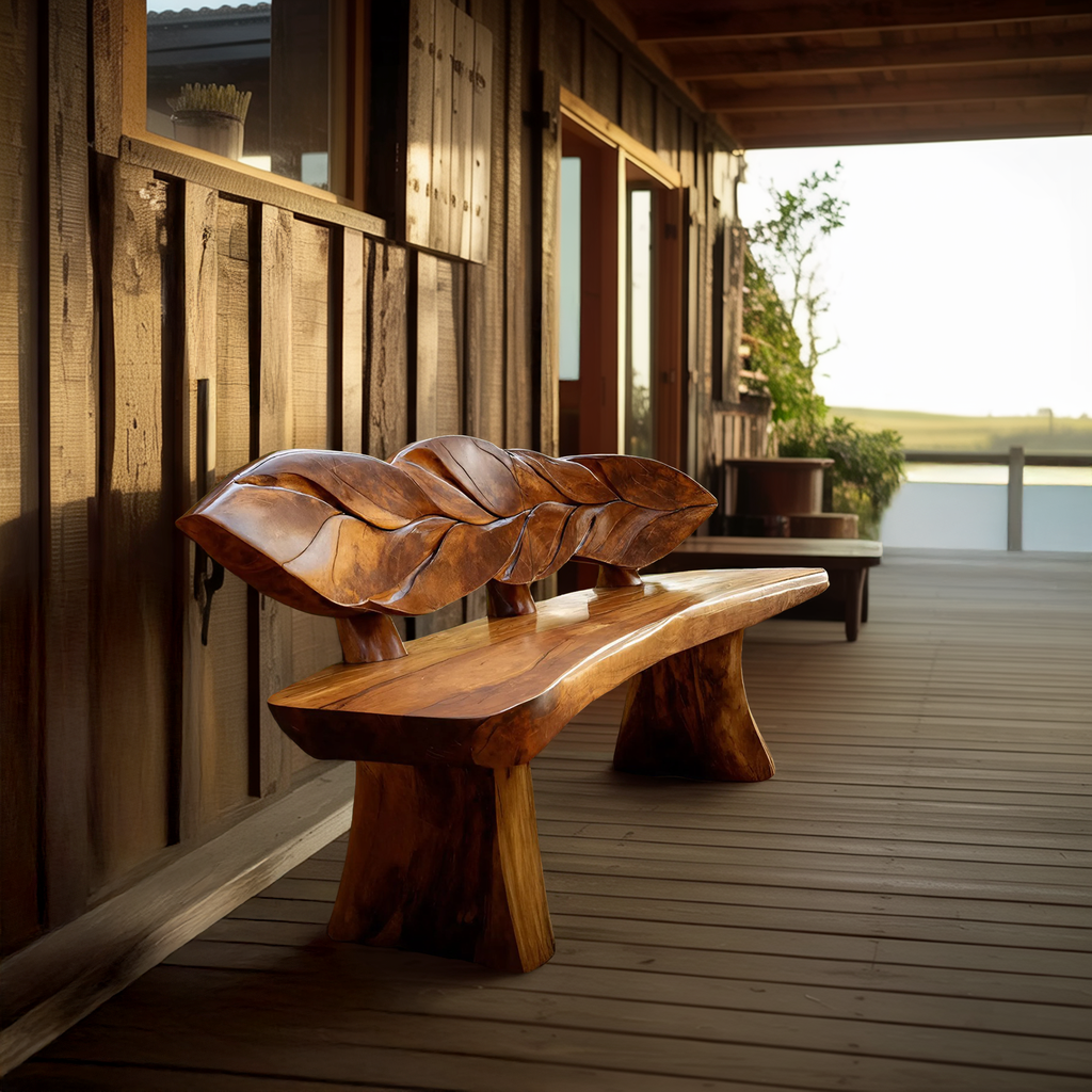 Minimalist Solid Wood Entryway Bench For Modern Homes
