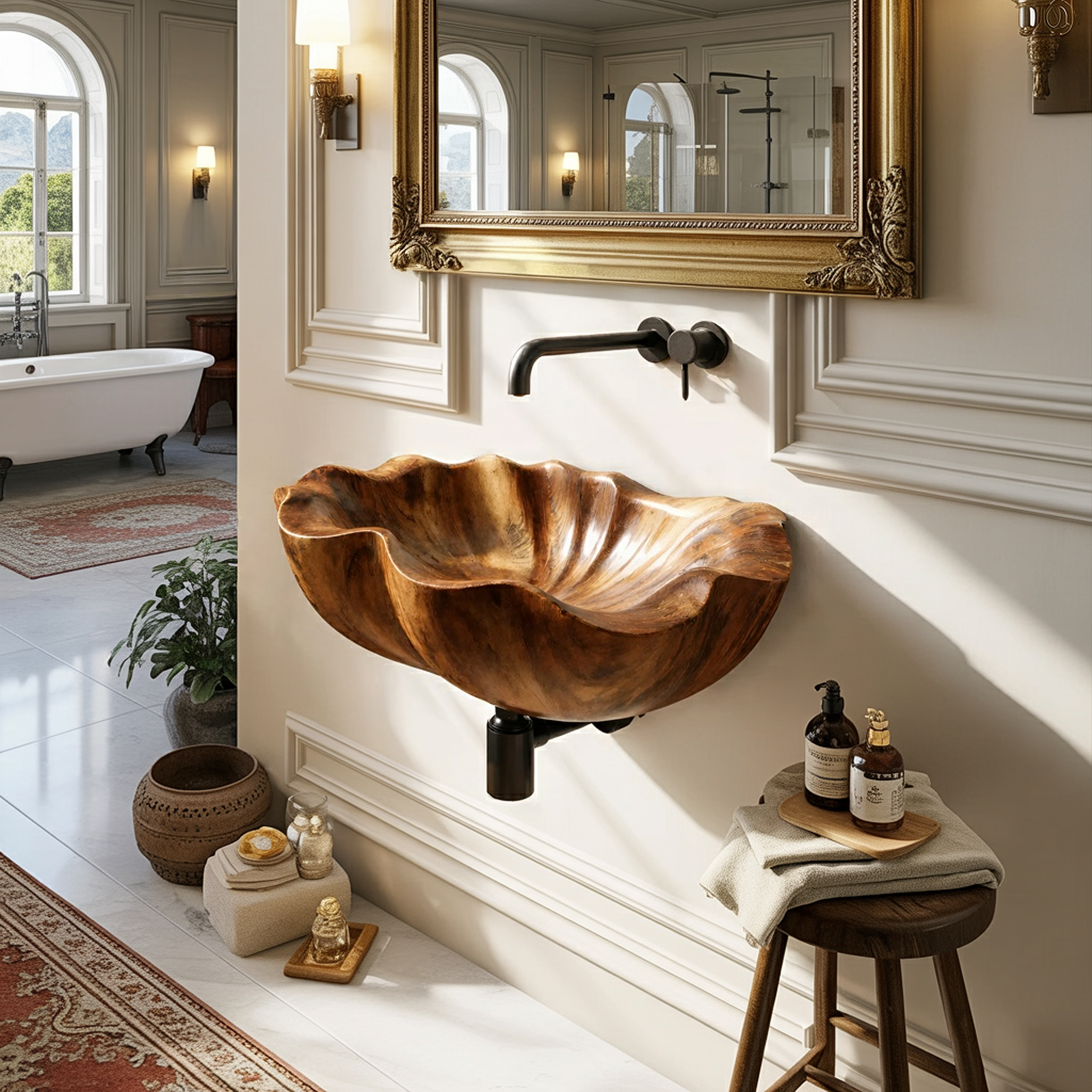 Modern Live Edge Wood Vanity Sink For Statement Bedroom Decor