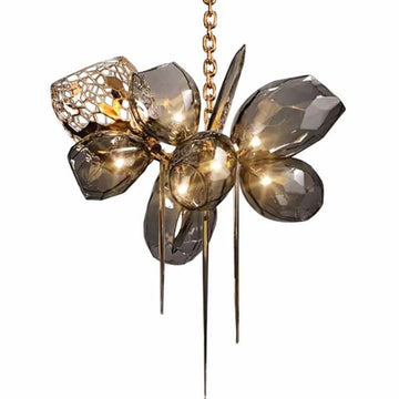 Bryce Contemporary Glass Chandelier - 23.6"Dcasivra