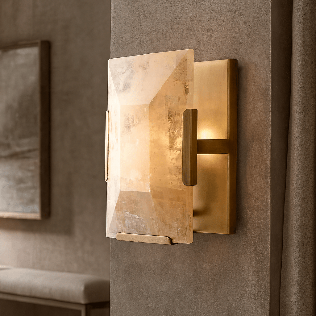 buyBrookhill Calcite Wall Sconce - Morsale