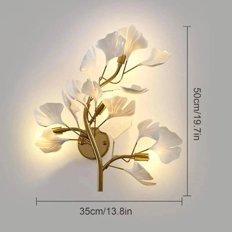 Calla Modern Leaf Wall Lamp - Warm Light 2700Kcasivra