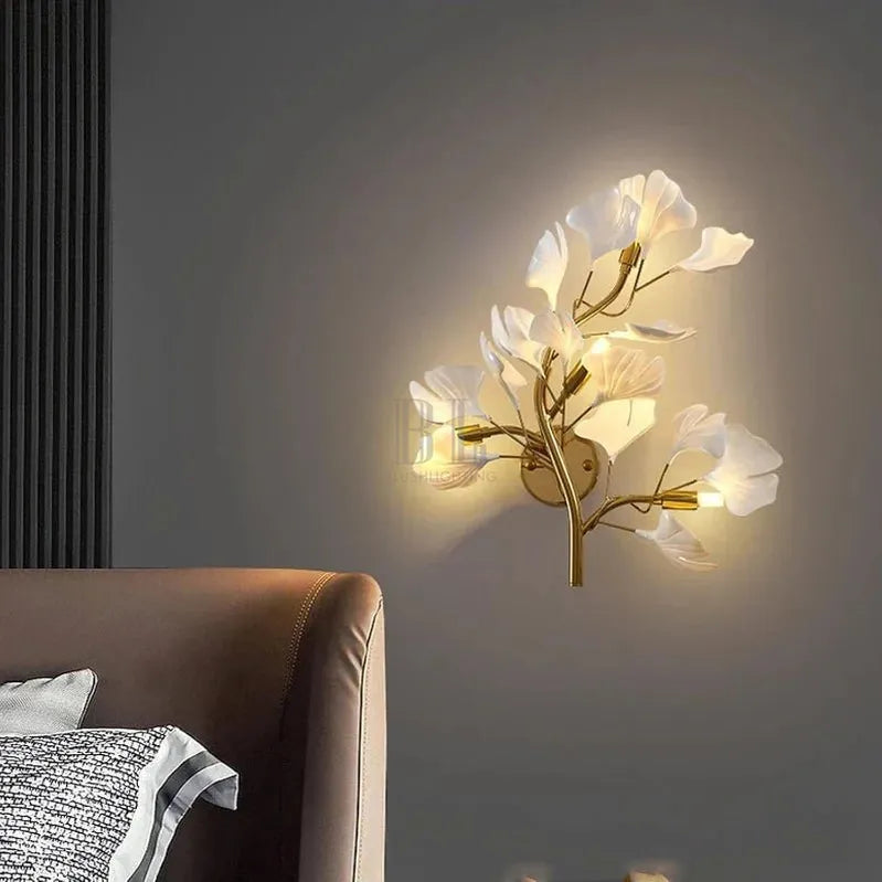 Calla Modern Leaf Wall Lamp - Warm Light 2700Kcasivra