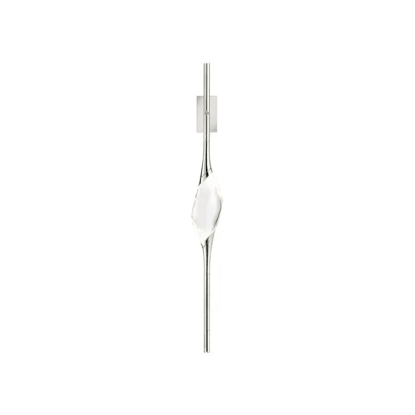 Callista Modern Crystal Linear Wall Sconce - Nickelcasivra