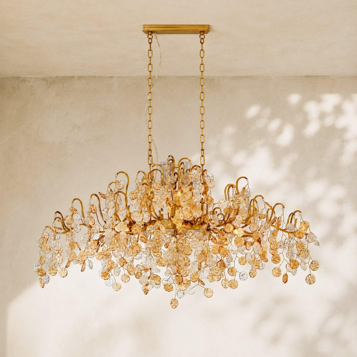 Campo Linear Chandelier 10 Light 45"W - casivra