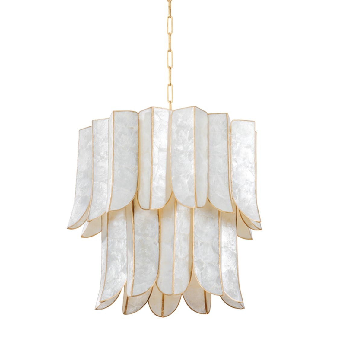 Cartagena Luxury Designer Hanging Chandelier-Chandelier-casivra-2-Layer 22.75"L x 22.75"W x 21"H-casivra