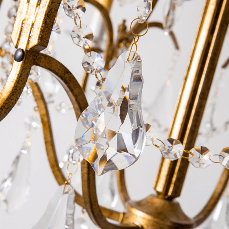 Caspian Vintage Candle Art Brass Chandelier For Living Room-chandeliers for dining room,chandeliers for stairways,chandeliers for foyer,chandeliers for bedrooms,chandeliers for kitchen,chandeliers for living room-casivra-casivra