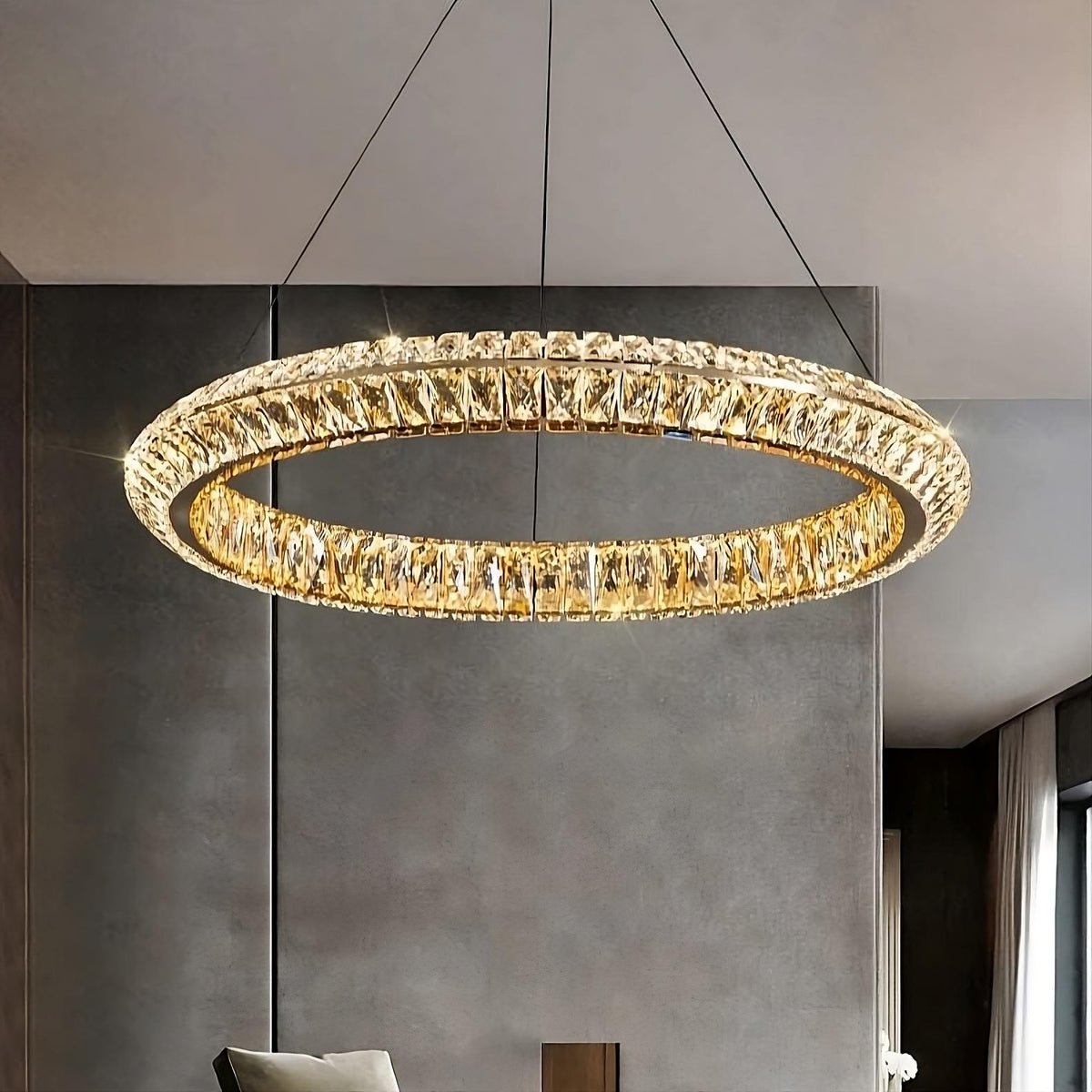 buyBacci Crystal Ring Chandelier - Morsale