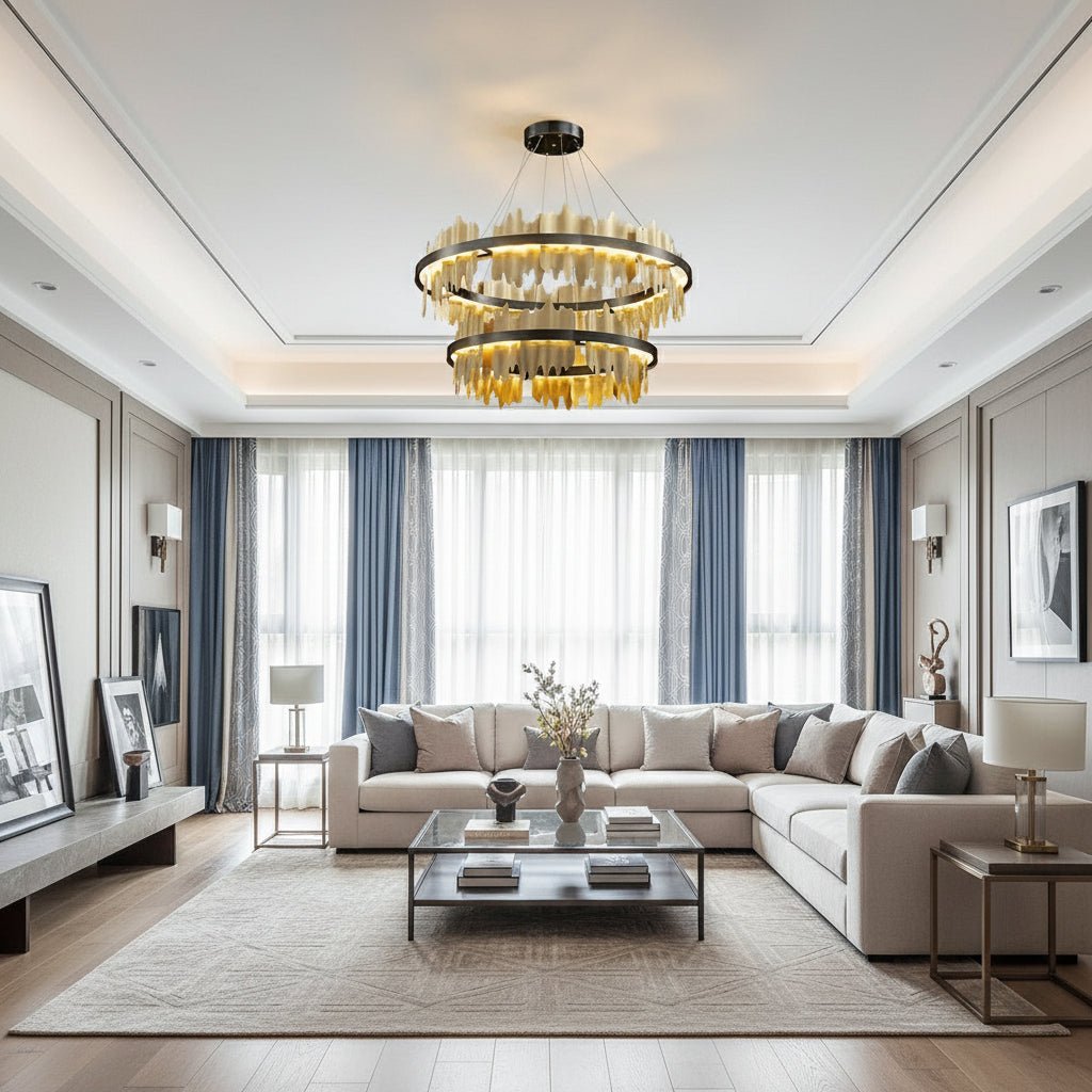 buyRivaro 2-Tier Brass Chandelier - Morsale