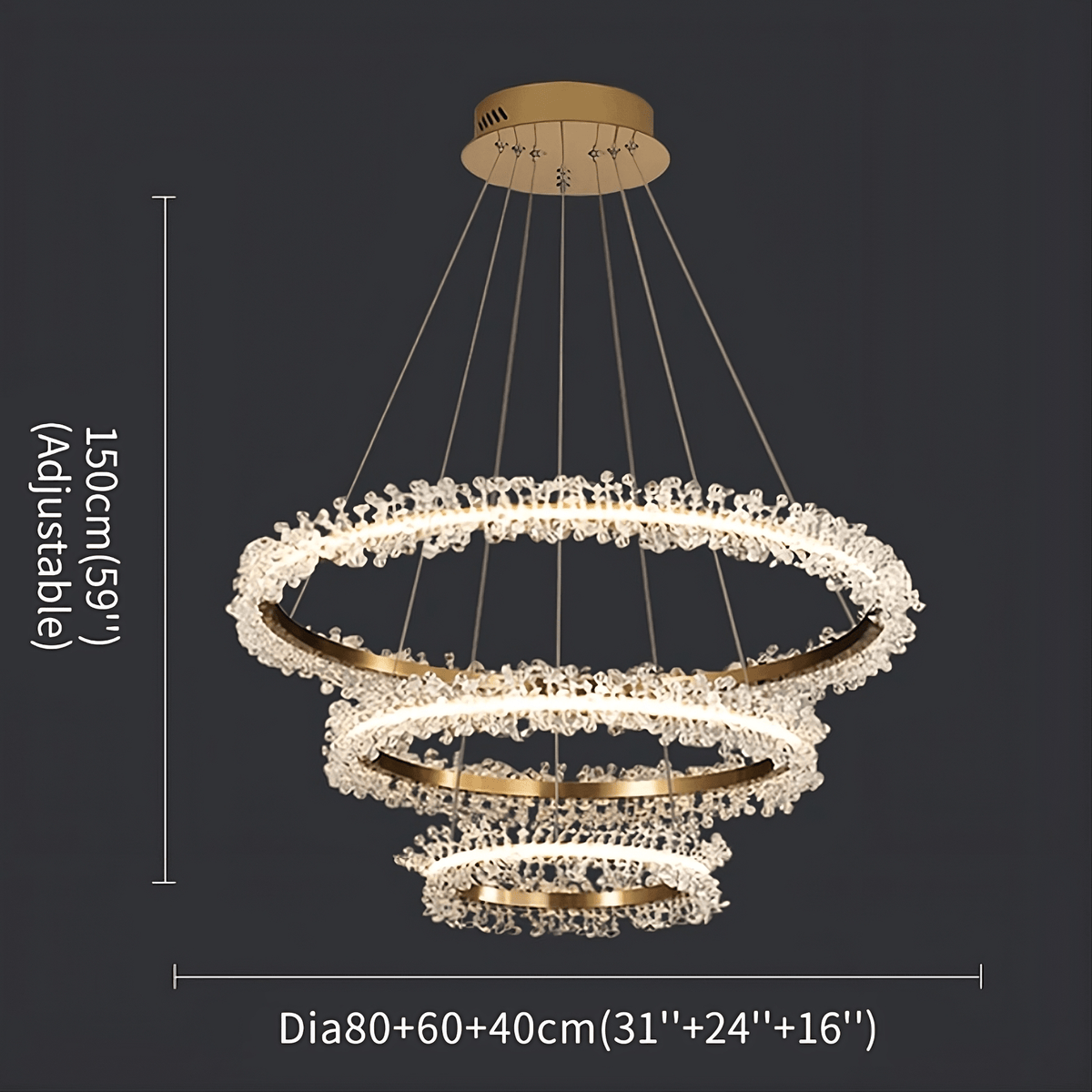 buyCapri 3-Tier Modern Chandelier - Morsale