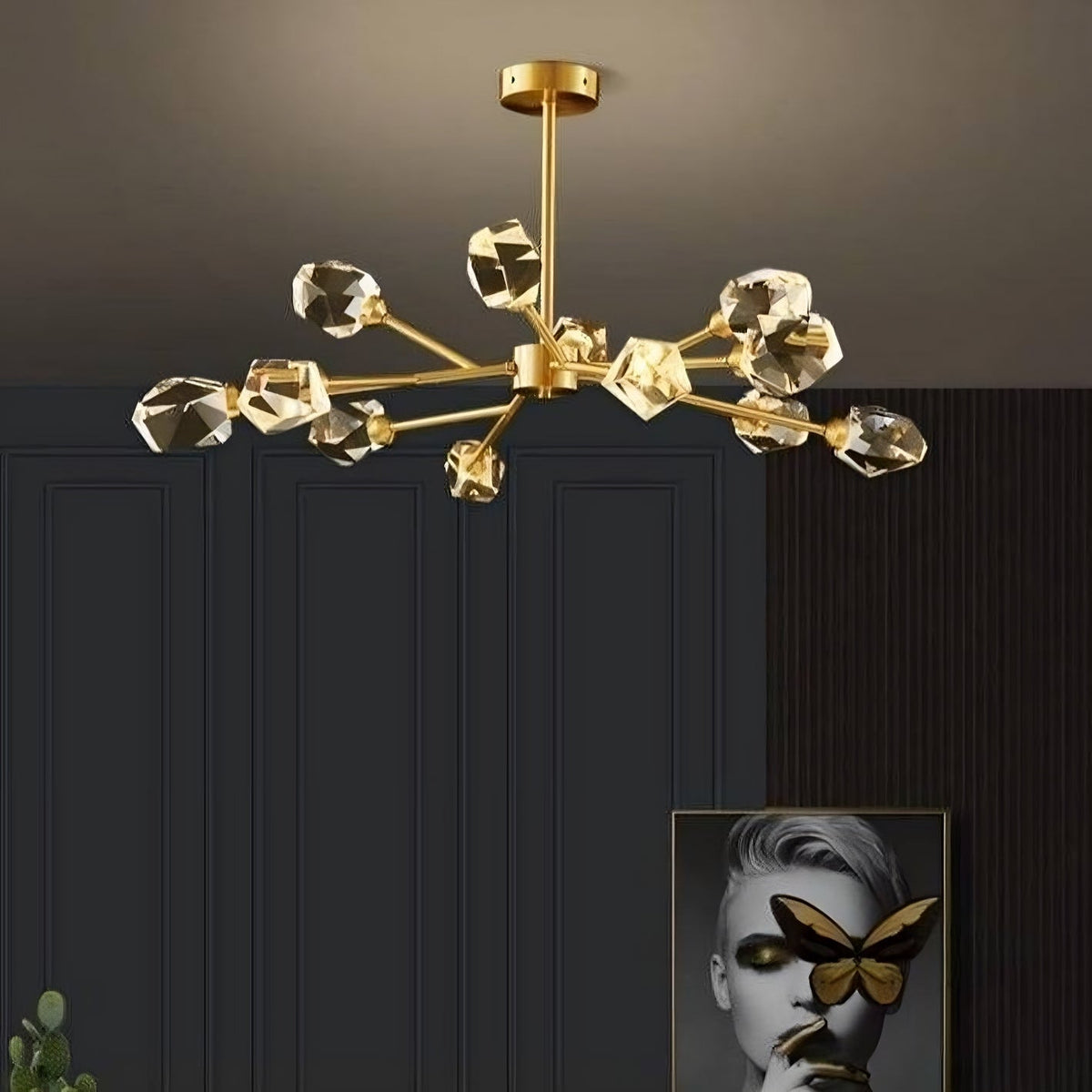 buyDiamante 12-Light Crystal Chandelier - Morsale