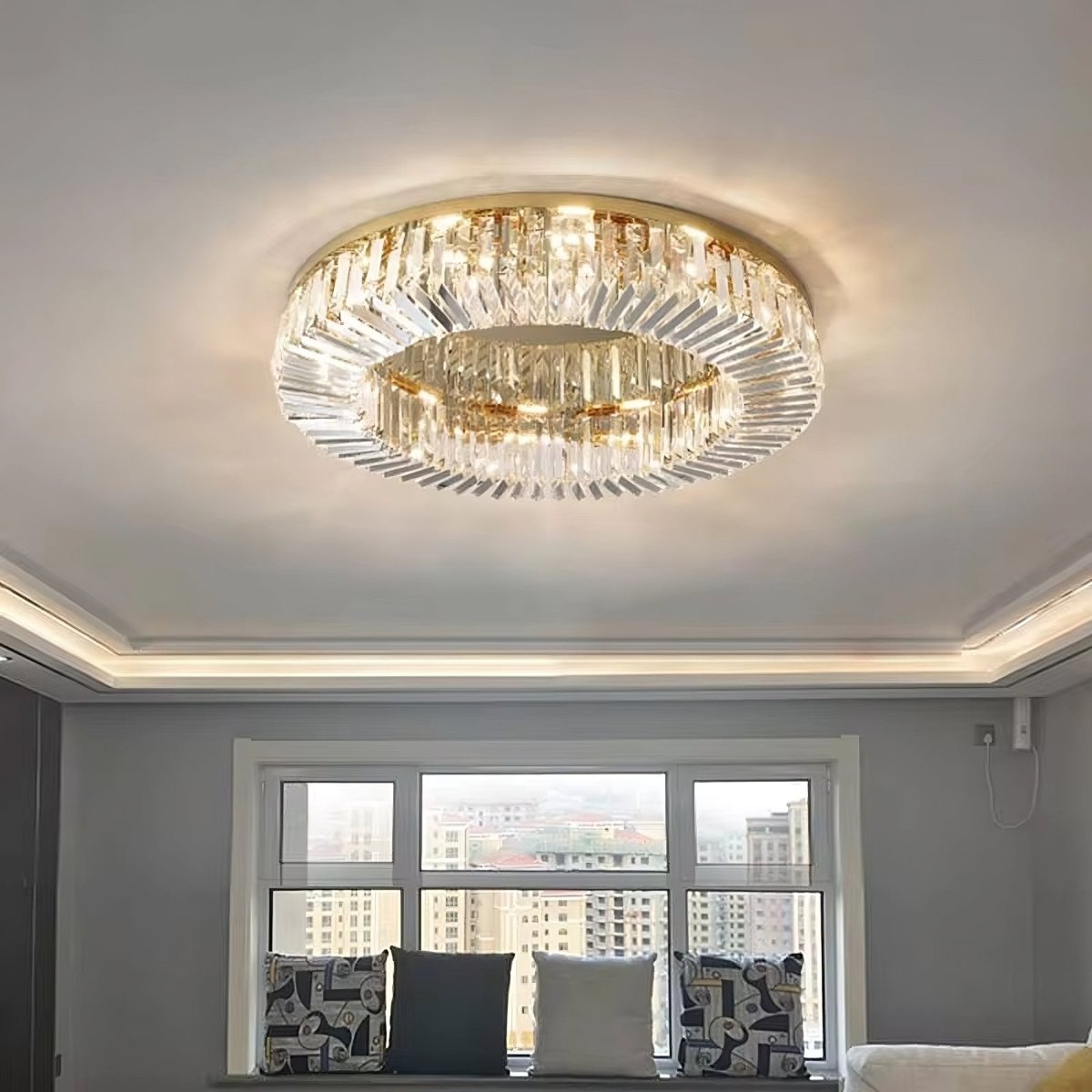 buySpecchio Crystal Flush Mount - Morsale