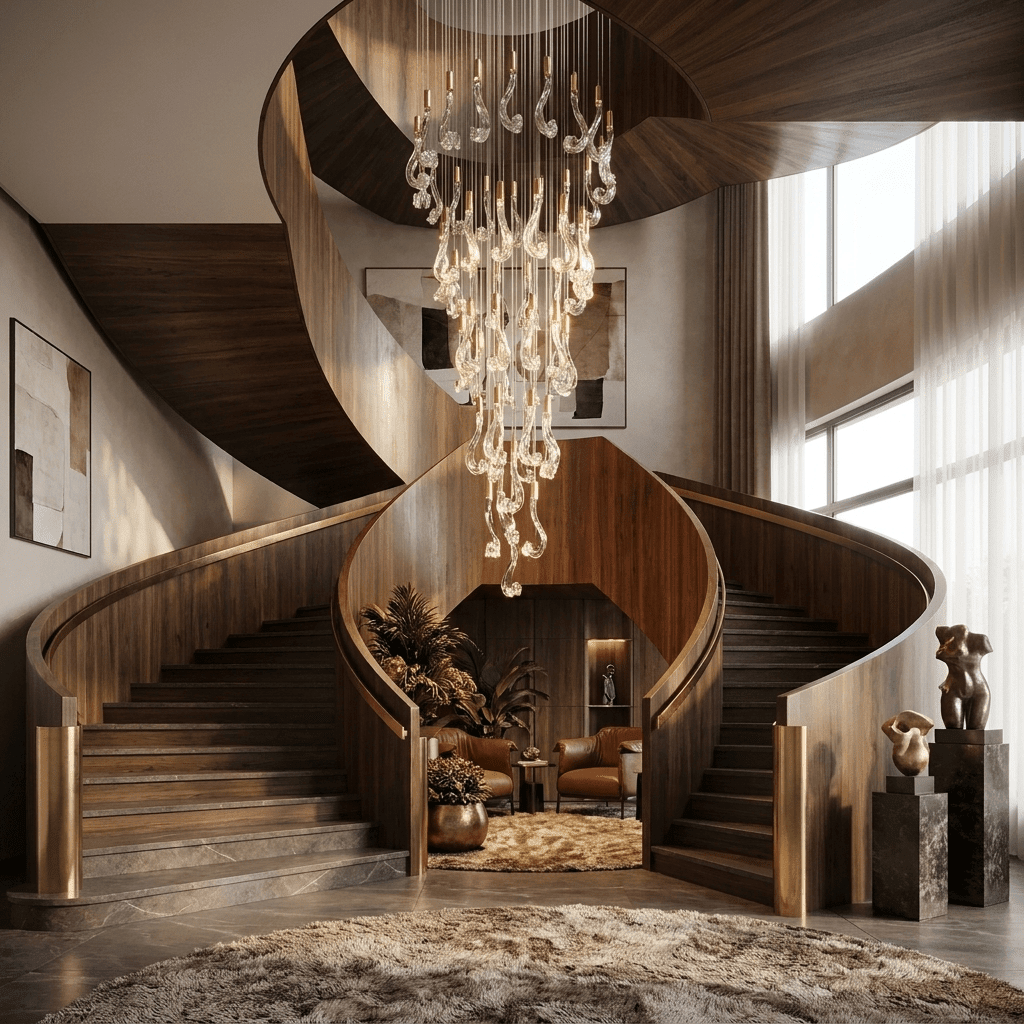 Celestia LED Glass Rain Chandelier - L 59.1″ × W 19.7″ × H 47.2″Gold & ClearWarm Lightcasivra