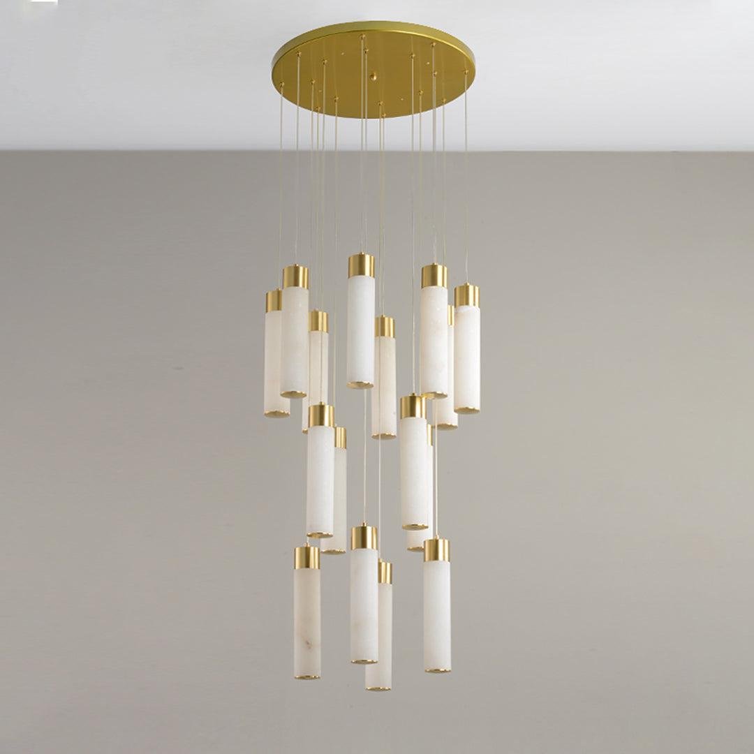 Celestial Alabaster Cascade Chandelier-Chandelier-casivra-casivra