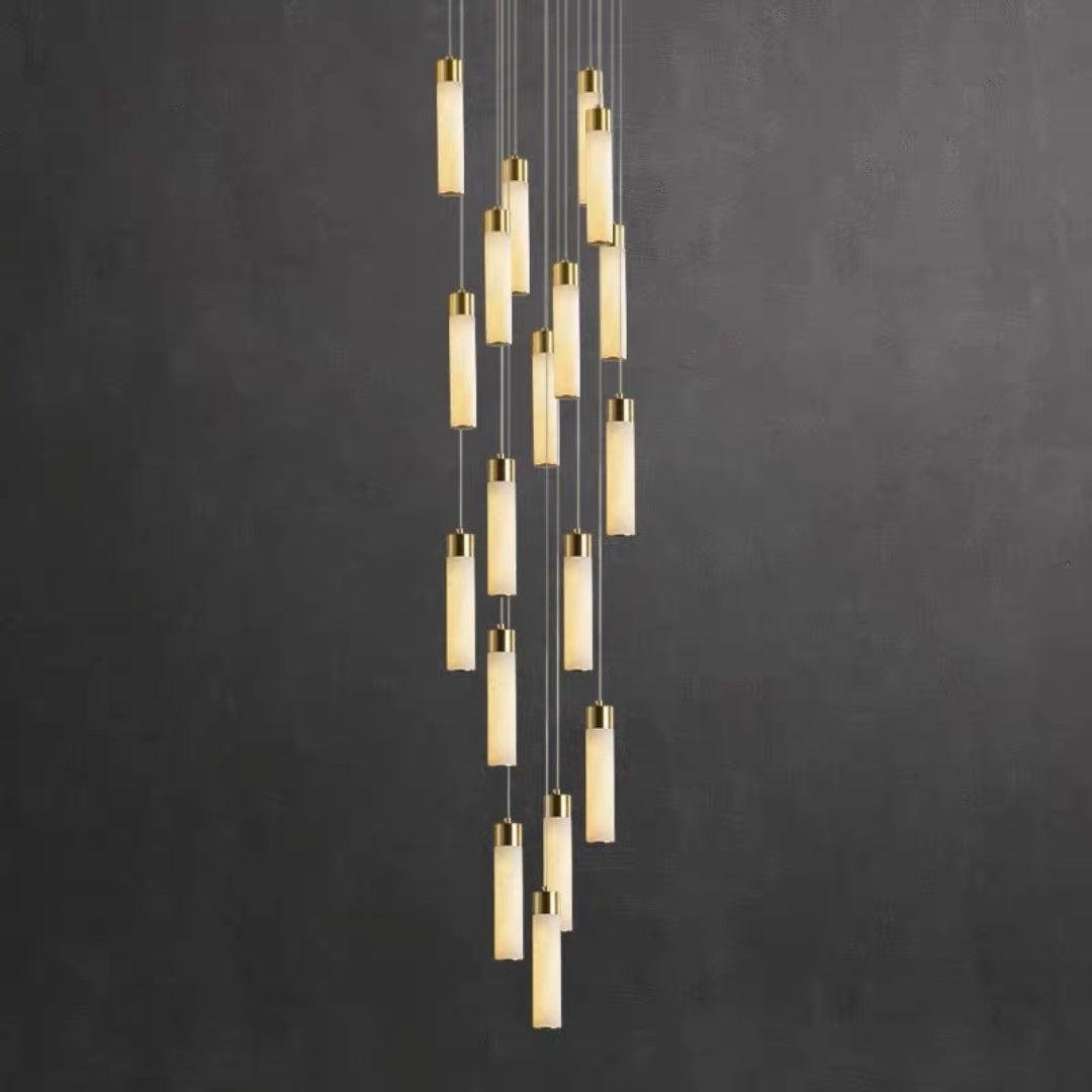 Celestial Alabaster Cascade Chandelier-Chandelier-casivra-casivra