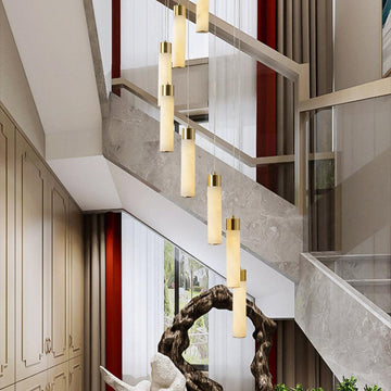 Celestial Alabaster Cascade Chandelier-Chandelier-casivra-casivra