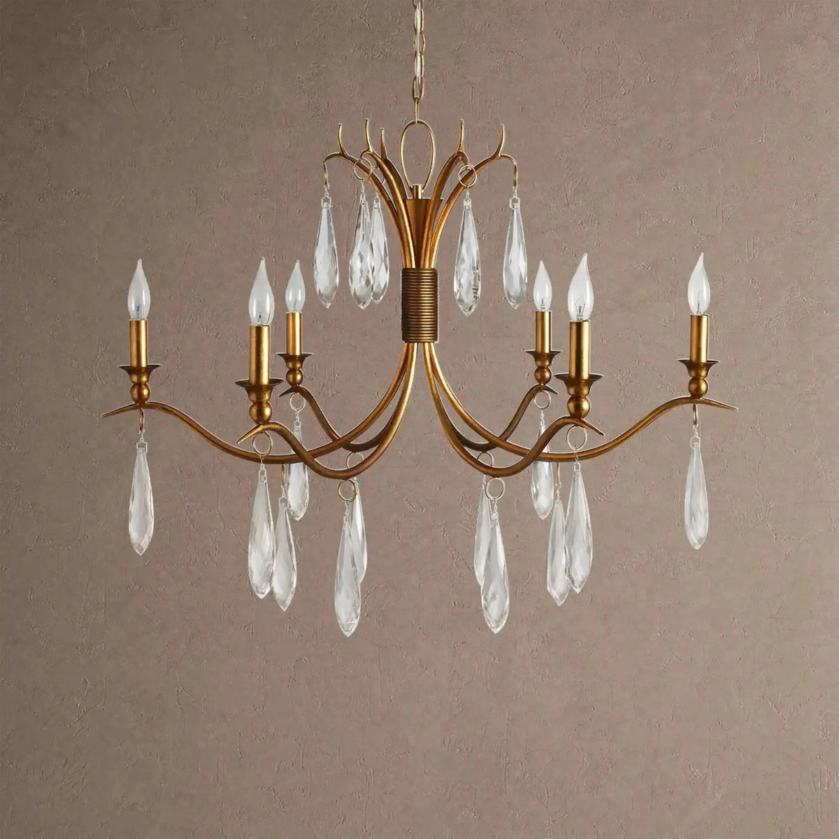 Corinne Chandelier 36" 59" for Living Room - 36''casivra