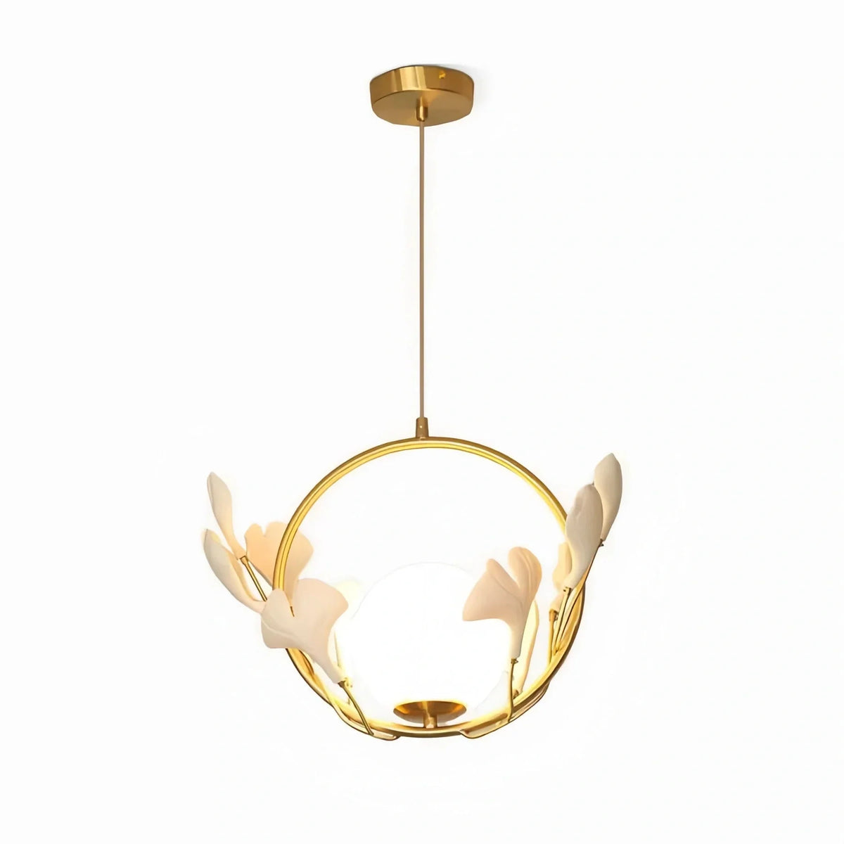 Ceramic Gingko Pendant Lamp - Model A ∅ 15.7″ X H 11.8″ / Dia 40cm X H 30cmcasivra