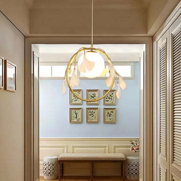 Ceramic Gingko Pendant Lamp - Model B ∅ 15.7″ X H 11.8″ / Dia 40cm X H 30cmcasivra