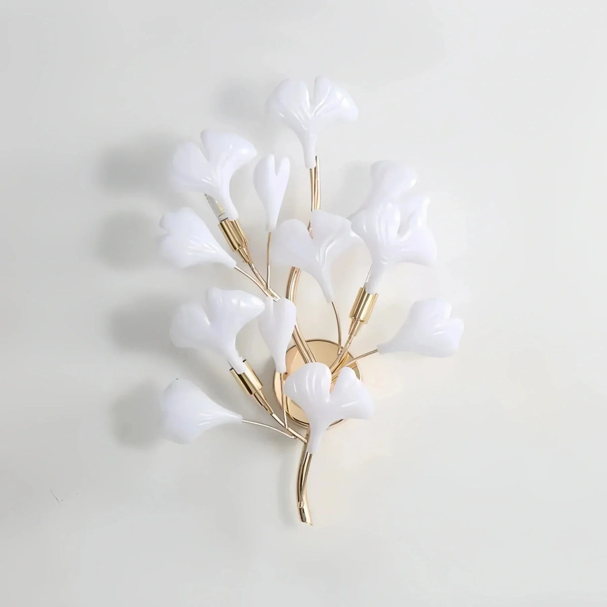 Ceramic Gingko Wall Lamp - Dia 35cm X H 50cmcasivra