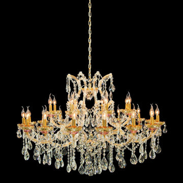 Chantilly Gold Crystal Chandelier-Chandelier-casivra-casivra