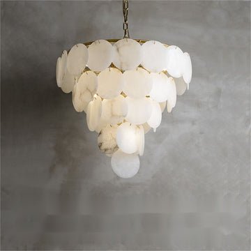 Charlene Marble Multi - Tier Round Chandelier - 5 Layercasivra
