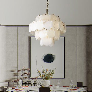Charlene Marble Multi - Tier Round Chandelier - 6 Layercasivra