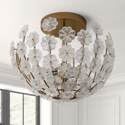 Cherish 2 Lights Pendant Chandelier - Goldcasivra
