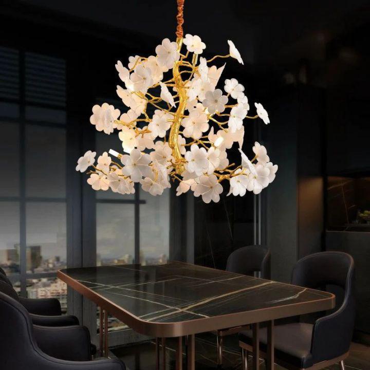 Cherry Dining Room Branch Chandelier - D60cm (D23½")casivra