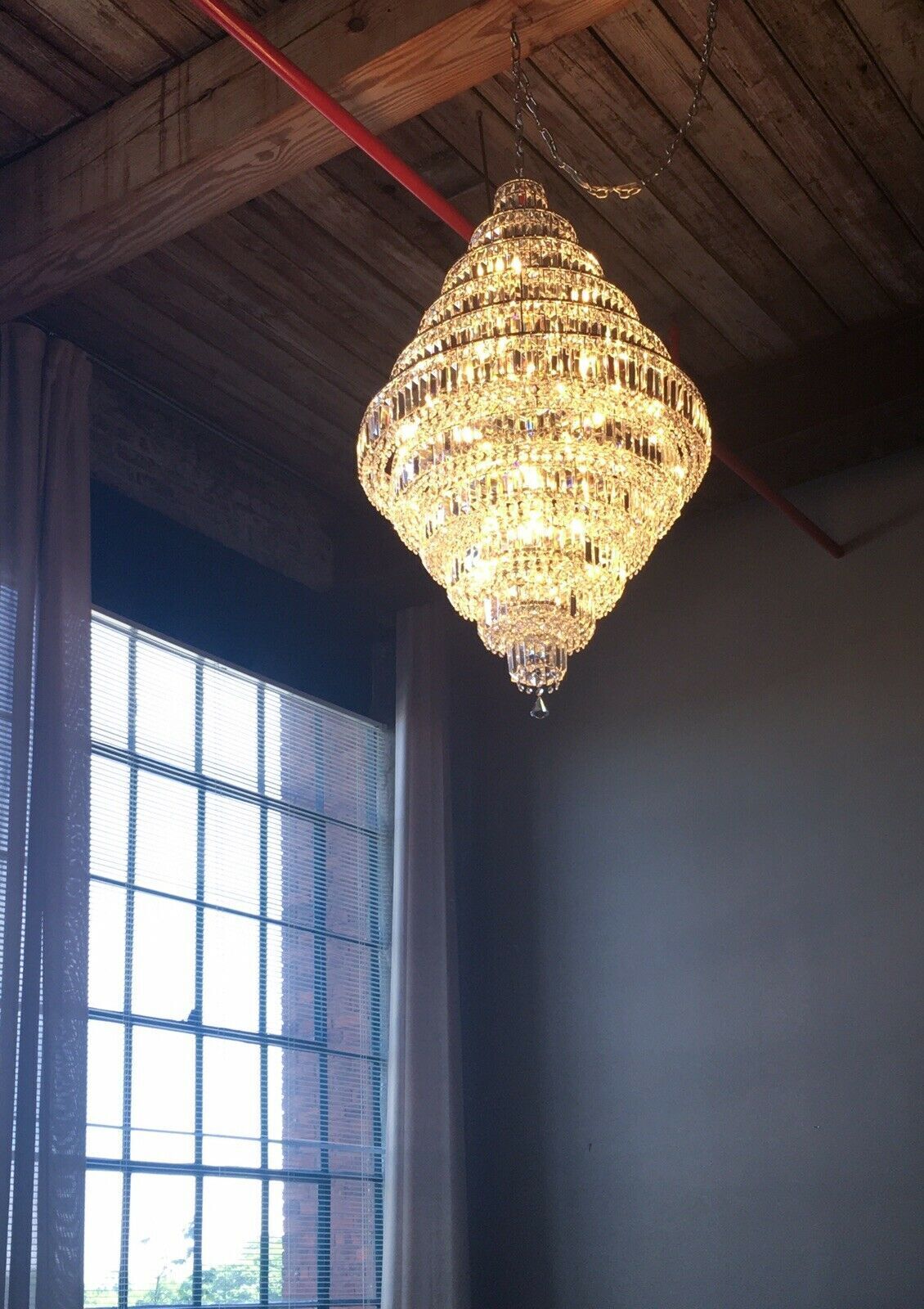 Chrome/ Silver/ Gold Extra Large Chandelier For Foyer Living Room Staircase Crystal Ceiling Lighting Fixture - D19.7"*H23.6"/ 10 LightsGoldWarm Lightcasivra