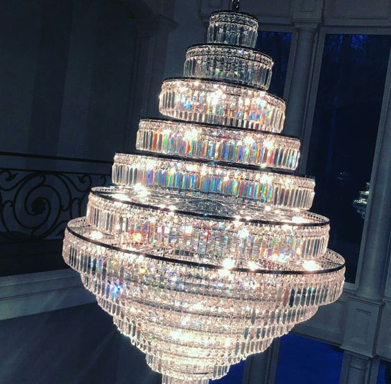 Chrome/ Silver/ Gold Extra Large Chandelier For Foyer Living Room Staircase Crystal Ceiling Lighting Fixture - D19.7"*H23.6"/ 10 LightsGoldWarm Lightcasivra