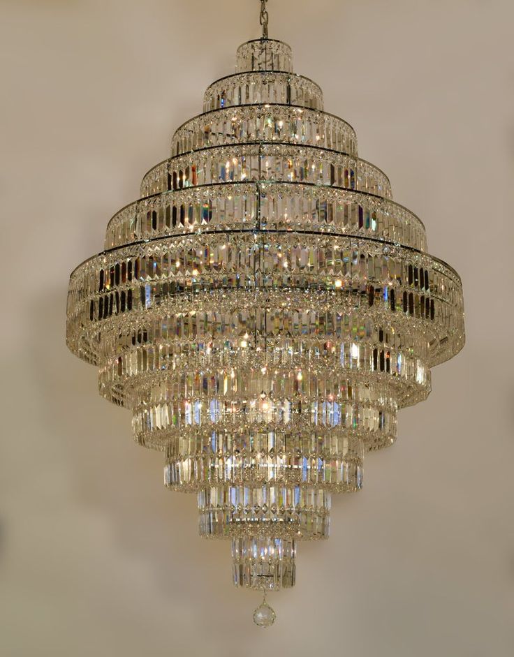 Chrome/ Silver/ Gold Extra Large Chandelier For Foyer Living Room Staircase Crystal Ceiling Lighting Fixture - D19.7"*H23.6"/ 10 LightsGoldWarm Lightcasivra