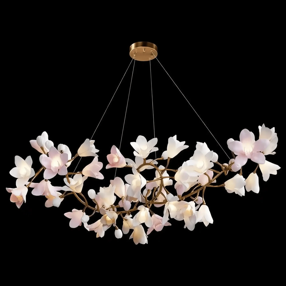 Circular Blossom Chandelier - L 39.4″(100cm) x W 15.7″(40cm) x H 17.7″(45cm)casivra