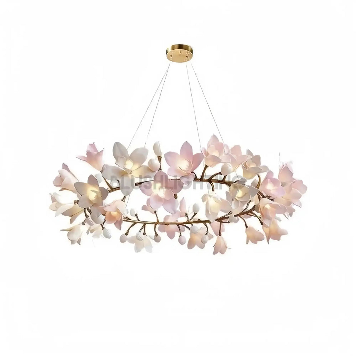 Circular Blossom Chandelier - Dia 23.6″(60cm) x H 15.7″(40cm)casivra