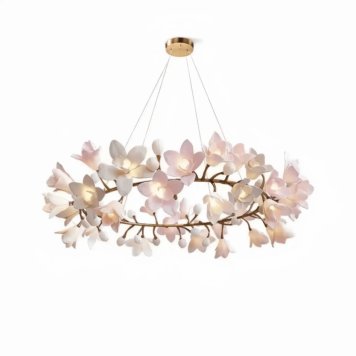 Circular Blossom Chandelier - L 59.1″(150cm) x W 17.7″(45cm) x H 17.7″(45cm)casivra